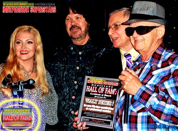 Walt Peters Receiving His Hall Of Fame Award at The Traditional Country Opry